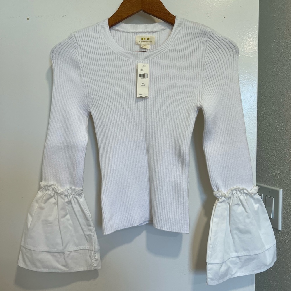 Maeve bell sleeve sweater size xxs